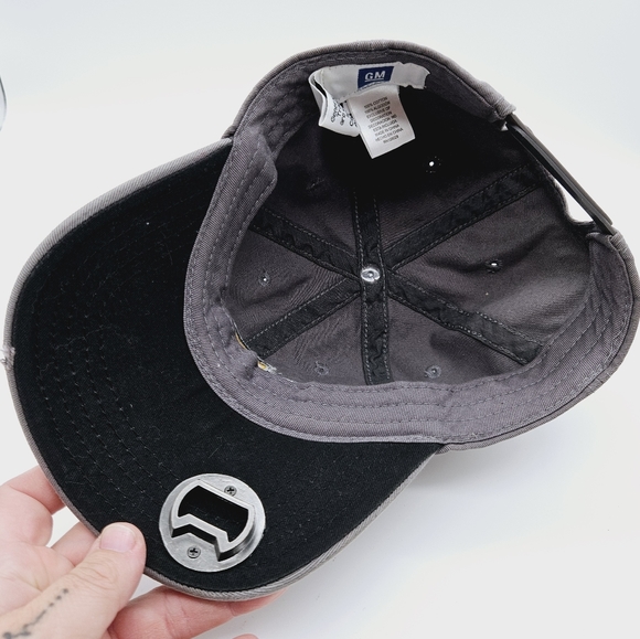 GM GENERAL MOTORS | bottle opener snapback distressed cap hat - Picture 7 of 10
